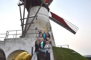 Windmolen in Denderwindeke Persregio Dender