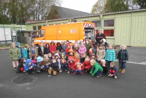 Brandweer op bezoek in GBS De Kersentuin Herzele Persregio Dender