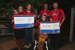 Winnaars cheque Stoffel on Wheels Persregio Dender