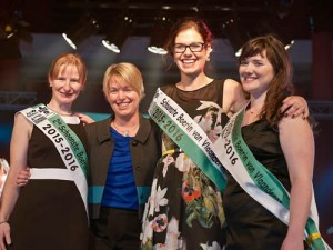 Mieke Vander Schueren derde plaats Schoonste boerin Persregio Dender