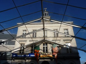 Tent Oudstrijdersplein Ninove carnaval Persregio Dender