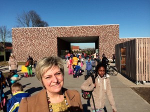 Katia Segers in basisschool Liedekerke Persregio Dender