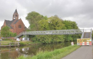 Noodbrug aan Dender in Erembodegem - Persregio Dender