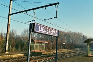 Sporen station In Liedekerke Persregio Dender