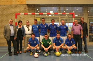 Winnaars finale zaalvoetbal 2015 laag Persregio Dender