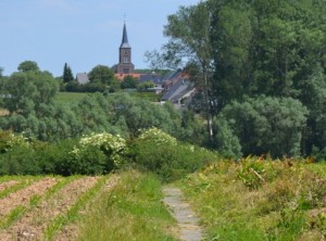 Kerk van Heldergem bij Haaltert Persregio Dender