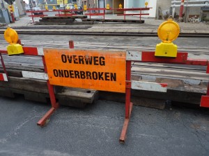 Overweg onderbroken Persregio Dender