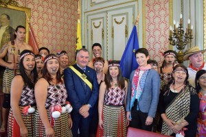 Maoris te gast in Aalst stadhuis Pikkelingfeesten Persregio Dender