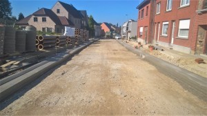 Werken Heldergemstraat in Heldergem Persregio Dender