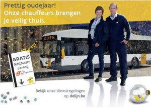 De Lijn op oudejaar Persregio Dender