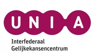 Logo UNIA Interfederaal gelijkekansencentrum Persregio Dender