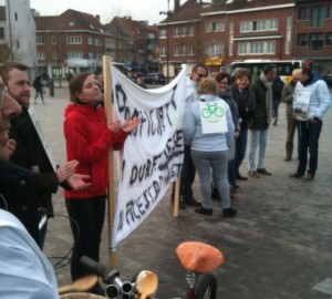 Applaus voor fietsers Persregio Dender