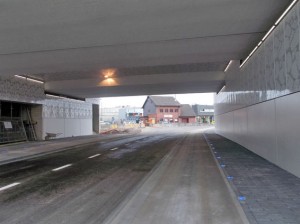 Nieuwe tunnelbrug stationsomgeving Liedekerke Persregio Dender