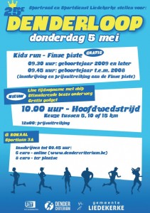 Denderloop Liedekerke affiche 2016 Persregio Dender