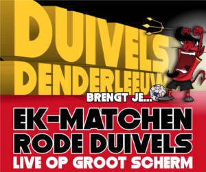 Duivels op groot scherm Denderleeuw Persregio Dender