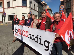 Socialisten hielden 1 mei optocht Aalst Persregio Dender