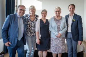 Burgemeester en ex-burgemeester opening Bed & Breakfast Befour Aalst Persregio Dender