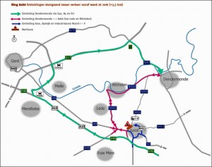 Ring aalst omleiding zwaar vervoer Persregio Denderkopie