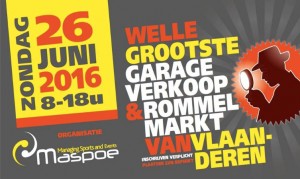 Rommelmarkt Welle affiche 2016 Persregio Dender