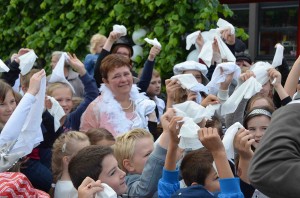 VBS Borsbeke ontvangt directrice Persregio Dender