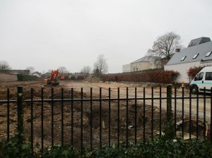 Grondwerken ALDI-warenhuis Meerbeke Persregio Dender