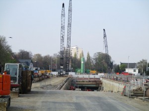 Tunnelwerken Siesegemlaan Aalst Persregio Dender