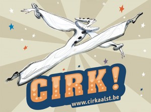 Cirk! Aalst 2017 maskotte Persregio Dender