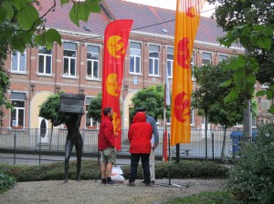 Radio2 intervieuw met Paul Ghijssels in Warandepark Haaltert Persregio Dender