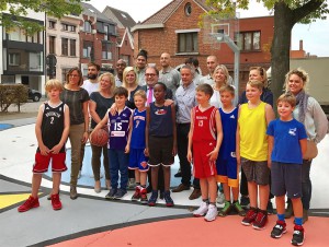 Officiele opening Square Hypecourt op Ezelspleintje in Aalst Persregio Dender