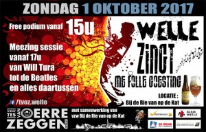 Welle zingt me folle goesting affiche Persregio Dender