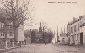 Halsesteenweg in Meerbeke retro