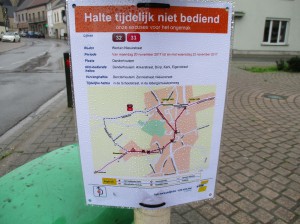 Melding halte De Lijn niet bemande haltes Persregio Dender