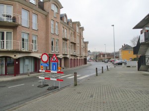 Nieuwstraat Denderhoutem werken Aquafin Persregio Dender