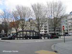 Aalst Collinetplein bushalte plein Persregio Dender