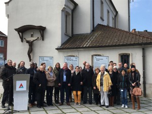 Erfgoedborden op Werfplein Aalst voor Pieter Daens Persregio Dender