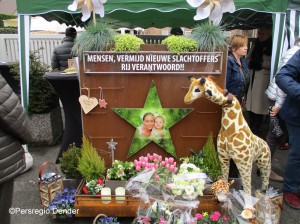 Gedenksteen overreden Joanna en Axelle in Nieuwerkerken Persregio Dender