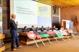 Klimaatplan quiz met burgemeesters Denderregio Persregio Dender