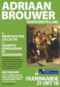 Met Davidsfonds Haaltert naar Adriaan Brouwer tentoonstelling Persregio Dender