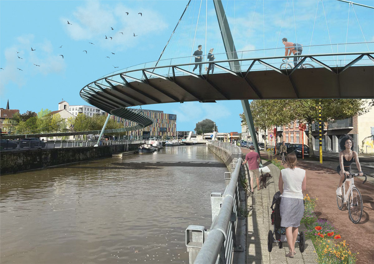 Groen Lanceert Voorstel Voor Nieuwe Brug Over De Dender